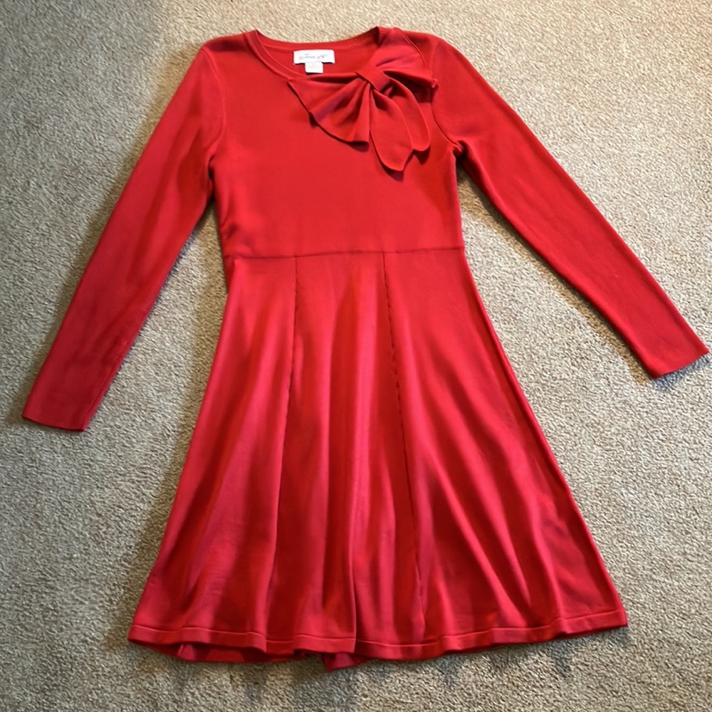 Sweater dress, M, Christmas red, 100% acrylic